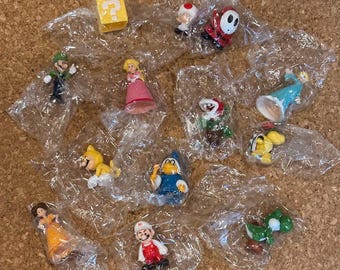 Mix and Match Mario Action Figures, Cake Toppers