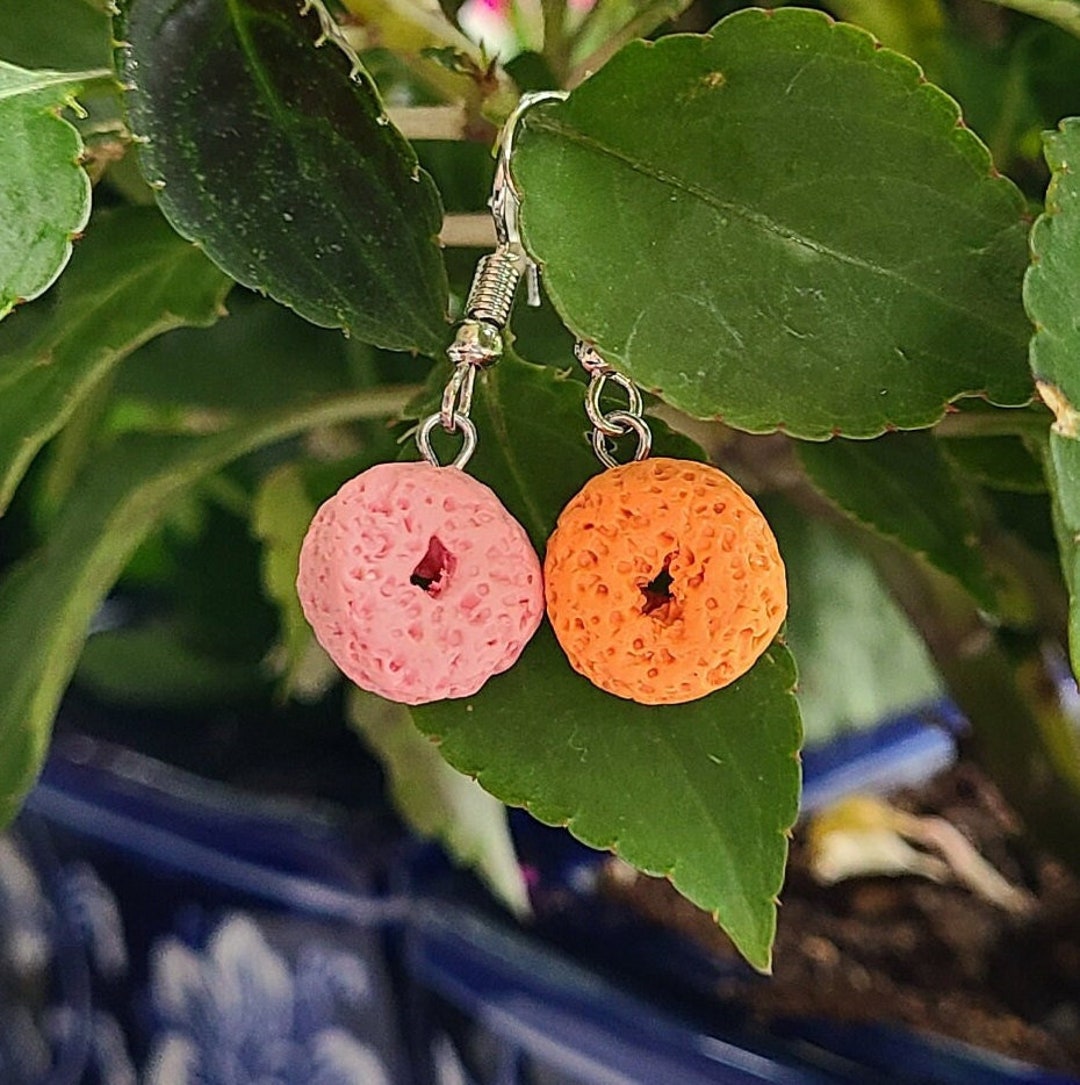 Handmade Polymer Clay Cereal Loop Earrings - Etsy