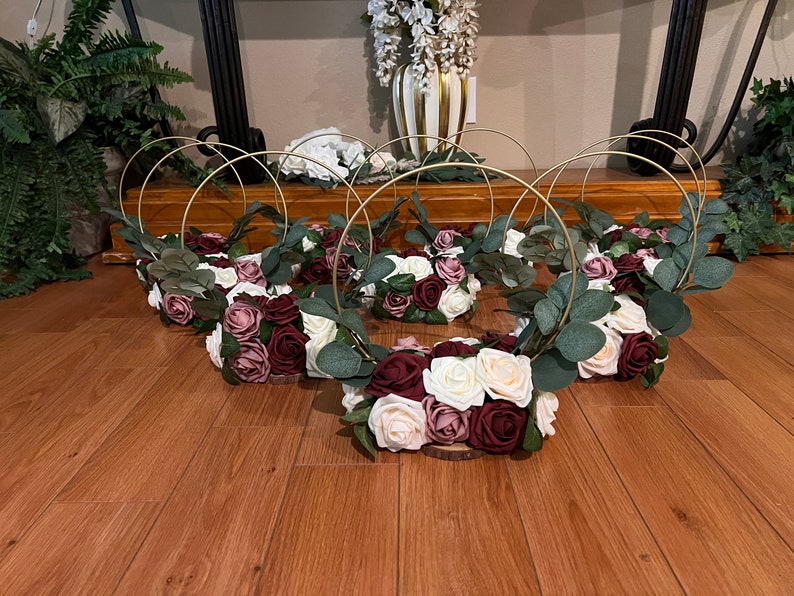 Hoop Centerpieces Wedding Centerpieces Centerpieces Etsy