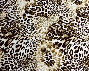 Wildcat Print Chiffon Fabric by Yard Print Chiffon Fabrics