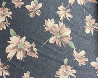 Polyester Cotton Spandex Blend Fabric: Versatile Stretchy Material Sold by Yard for Sewing & Crafts