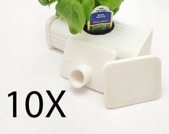 10x Hydrokultur-Endkappen – Wählen Sie Ihre Endkappen (Vinyl-Downspout-Endkappen 2X3)