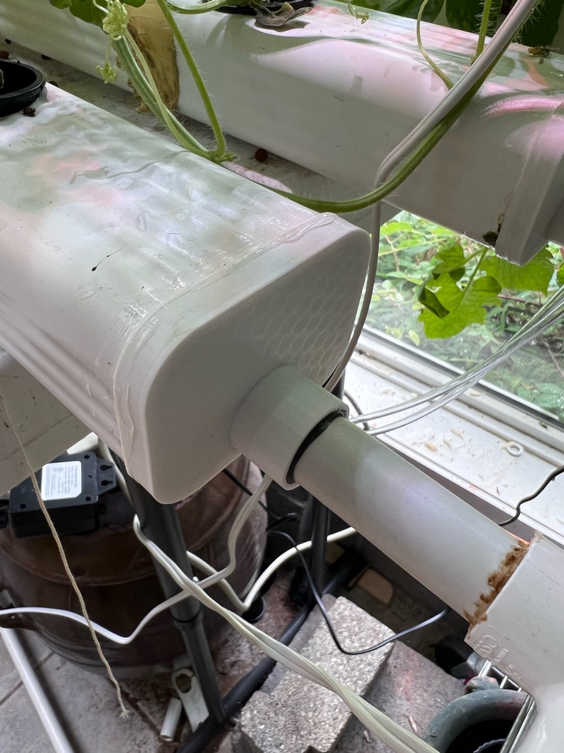 Hydroponic End Caps Vinyl Downspout End Caps for DIY Etsy
