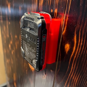 Craftsman Battery Holder - Organize & Store Power Tool Batteries, Wall-Mounted Storage for Workshop or Garage