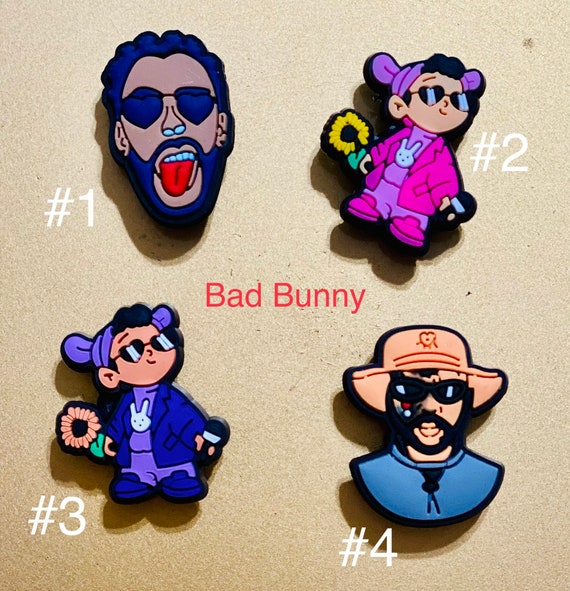 Bad Bunny Croc Charms Jibbitz Etsy
