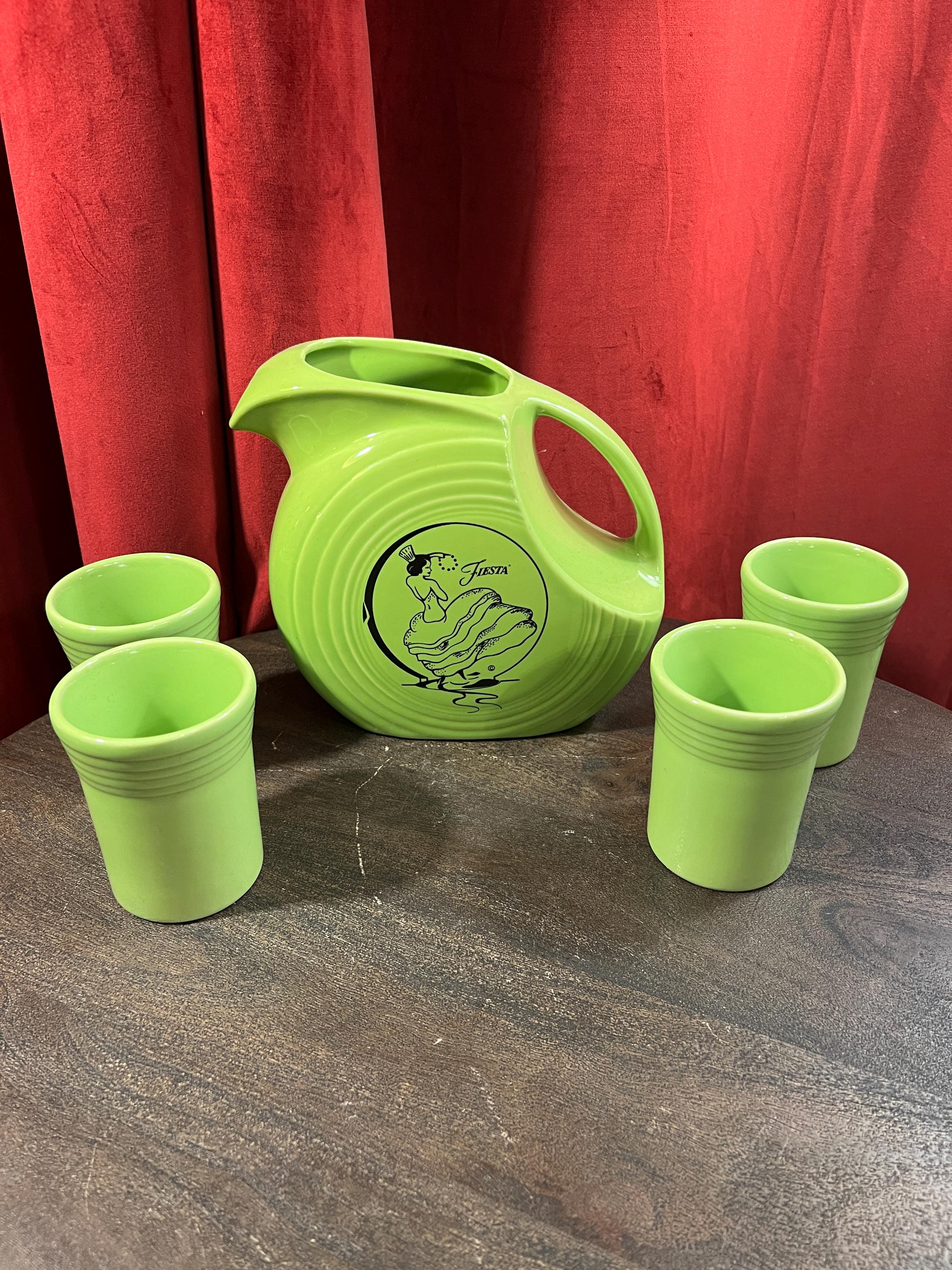 Fiesta Green Pitcher