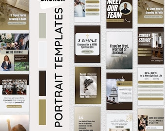 Church Social Media Templates, Faith Worship Instagram, Christian Posts