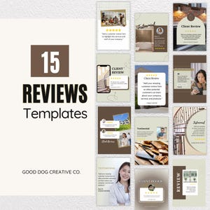 Small Business Bewertungsvorlagen, Social Media Post, Instagram Post, Produktbewertung