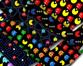 Dots Cartoon Faux Leather Sheet, Earring Hair Bow Fabric (7.7x12.9 inch)
