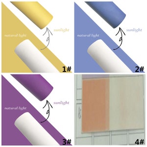 UV Blacklight Reactive Faux Leather Sheets, Earring/Hair Bow Crafts Fabric (7.7x12.9 inch) image 5