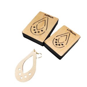 Bricolage couteau moule arc matrices de découpe en bois moule en cuir boucle d'oreille adapté aux produits en bois communs Big Shot Sizzix Machine, 1Yc38839