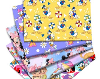 50*145cm pato León tela de algodón tela impresa costura acolchado Patchwork DIY Material hecho a mano accesorios, 1Yc38902