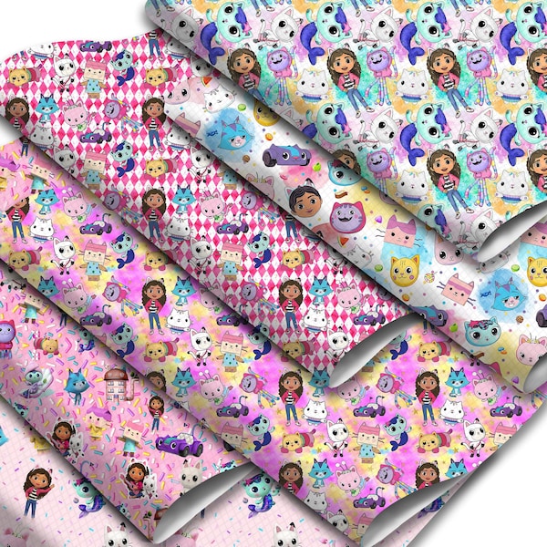 Gabby Dollhouse Fabric Etsy