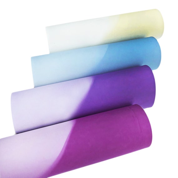 UV Blacklight Reactive Faux Leather Sheets, Earring/Hair Bow Crafts Fabric (7.7x12.9 inch)