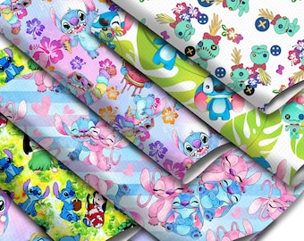 Cartoon Faux Leather Sheets, DIY Hair Bow Earring Crafts