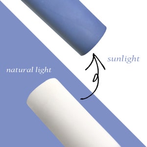 UV Blacklight Reactive Faux Leather Sheets, Earring/Hair Bow Crafts Fabric (7.7x12.9 inch) image 3