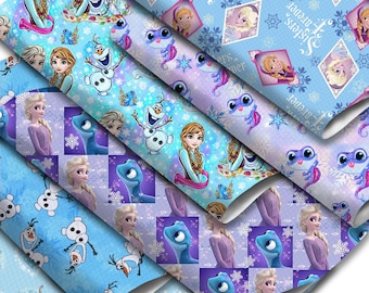 7.7x12.9 inch Cartoon Faux Leather Sheets DIY Earring Hair Bow Crafts Leather Synthetic Leather Fabric,1Yc35354