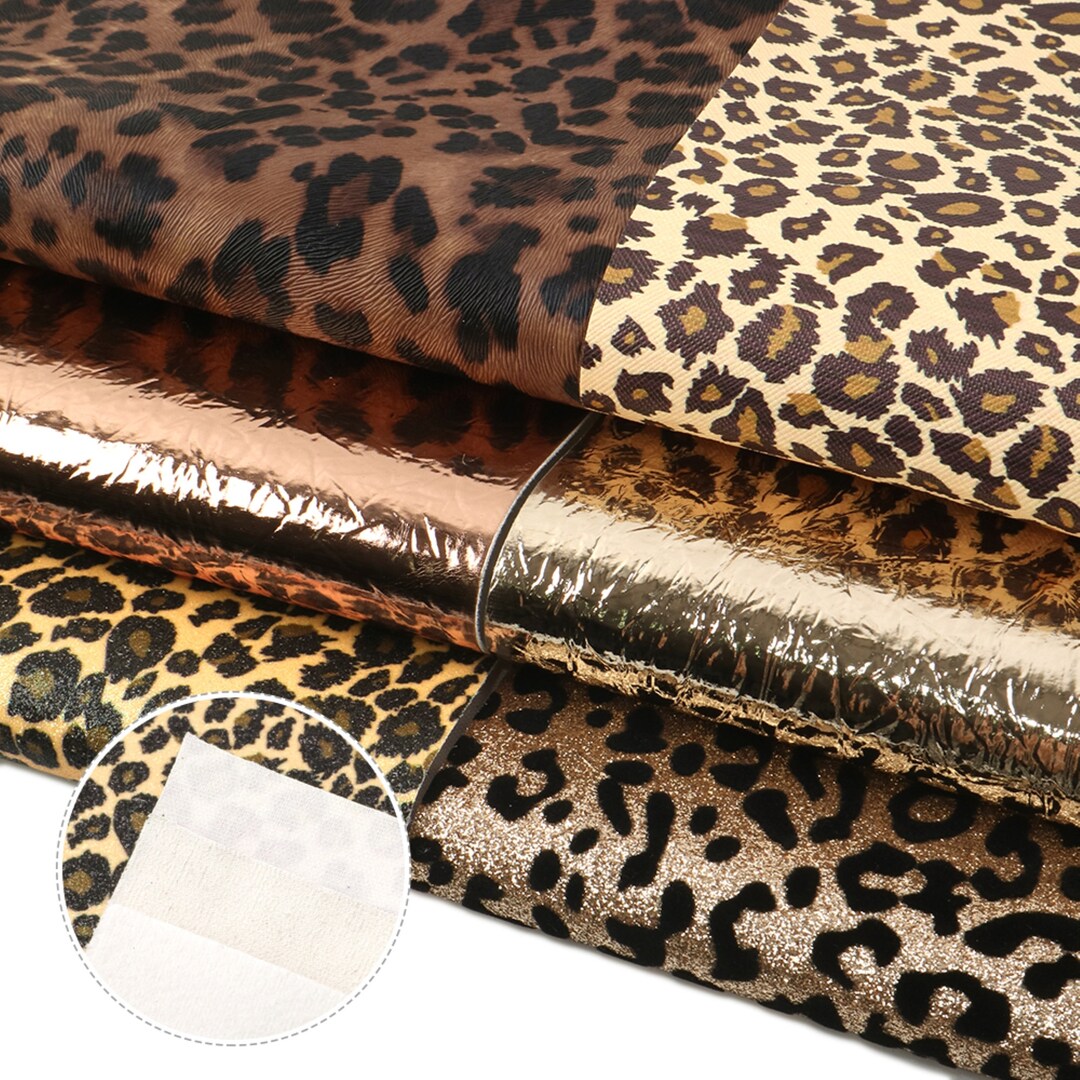 Zebra Leopard Print Faux Leather Sheets, DIY Crafts (7.7x12.9 Inch) - Etsy