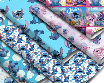 7.7x12.9 inch Cartoon Faux Leather Sheets DIY Earring Hair Bow Crafts Leather Synthetic Leather Fabric,1Yc35291