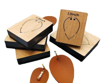 Leaf Earring Die Cut Mold, Leather Craft Bow, Big Shot Compatible
