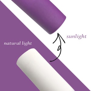 UV Blacklight Reactive Faux Leather Sheets, Earring/Hair Bow Crafts Fabric (7.7x12.9 inch) image 4