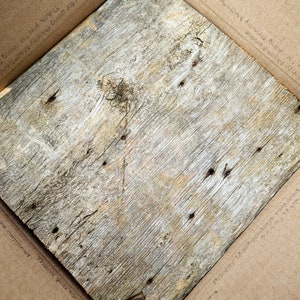 reclaimed wood board 5 pack weathered barnwood 12&quot;x12&quot;