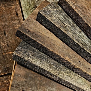 Reclaimed wood 8&quot;x10&quot; original vintage barnwood 3 pieces