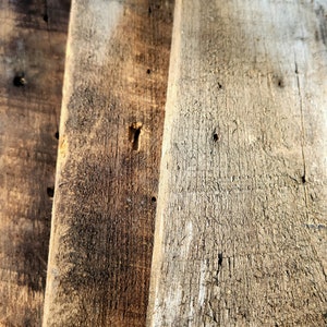 Reclaimed wood pieces vintage barnwood