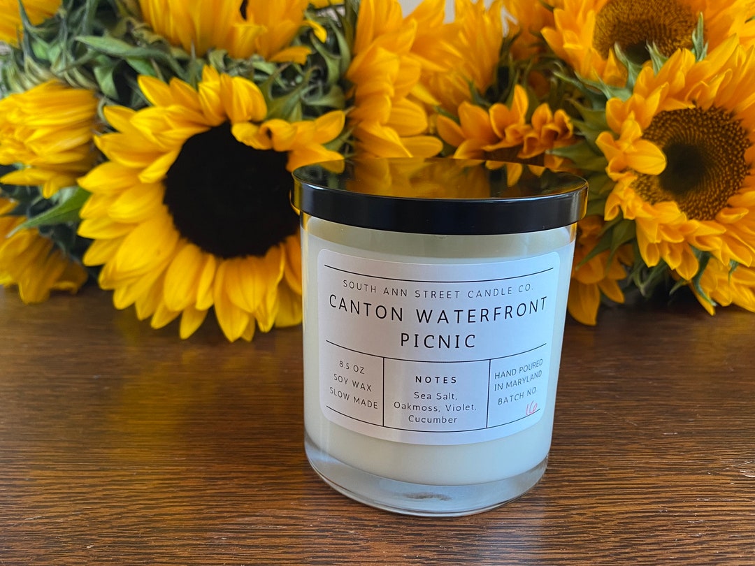 Canton Waterfront Picnic Candle, Baltimore Gifts, Mothers Day Gift