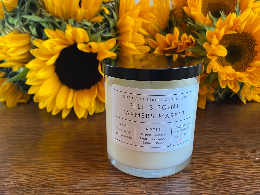 Fell's Point Farmers Market Candle Baltimore Gifts Soy Etsy