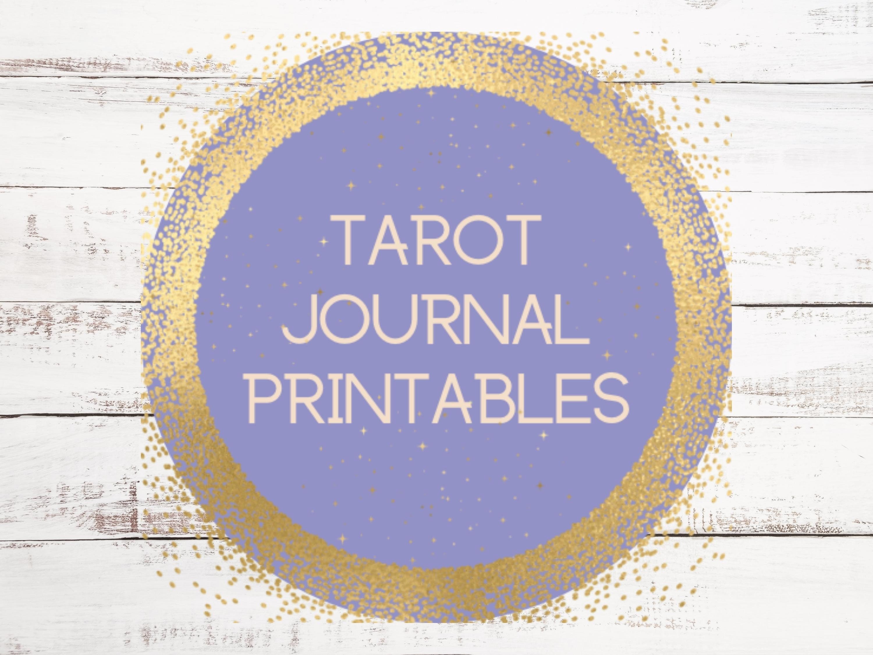 Managing Depression Tarot Card Spread, Tarot Journal Printable, Mental