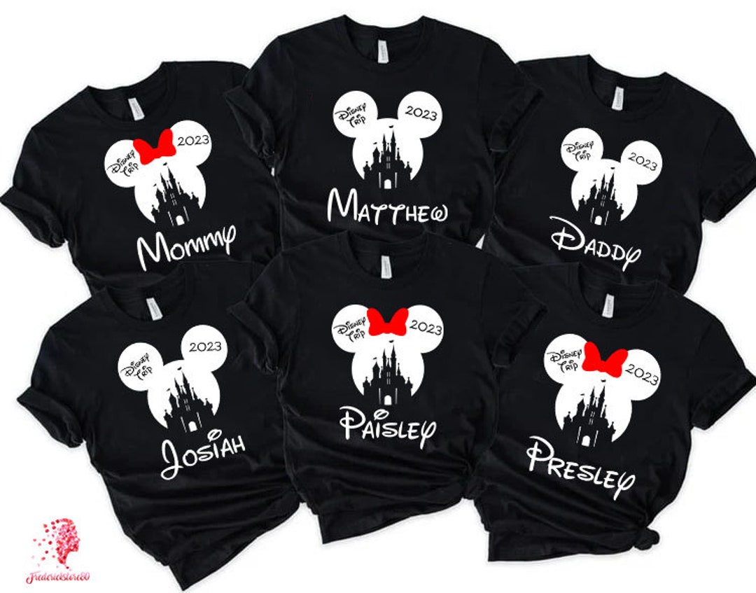 Disney Family Shirts Disney Trip Shirts Custom Family Disney - Etsy