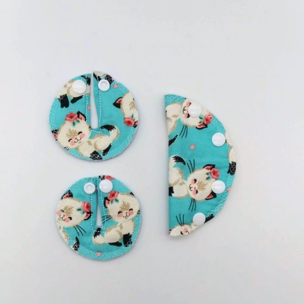 G tube pads Connector Cover Set / Cat G-tube pads / G tube cover set / Tubie pads set