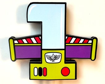 Toy Story Inspired Cupcake Toppers, Customizable age, Birthday toppers, Buzz cupcake toppers