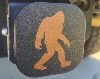 Custom Sasquatch Hitch Cover | Ford Bronco Hitch Cover | Durable 3D-Printed Off-Road Accessory | Fits Standard 2 Inch Receiver