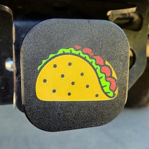 Custom Taco Hitch Cover | Toyota Tacoma Hitch Cover | Durable 3D-Printed Off-Road Accessory | Fits Standard 2 Inch Receiver