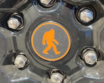 Coprimozzi Sasquatch per ruote Bronco 21+ / Coprimozzi Bigfoot / Accessori Bronco Off-Road stampati in 3D / Pacchetto Sasquatch