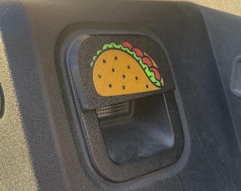 Taco Glare Blocker dla 3. generacji Tacoma (16-23) | (2x) Osłony oświetlenia tablicy rejestracyjnej | Taśma VHB wstępnie zainstalowana | Toyota Tacoma Mod