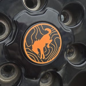 Topographic Center Caps for 21+ Bronco Wheels | Topographic Center Caps | 3D-Printed Bronco Accessories | Overlanding Mod