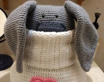 Crochet Huggles Rabbit (Pattern only) - Cute Crochet Pattern, Rabbit Crochet Pattern, Bunny Crochet Pattern, Easy Crochet Pattern, Crochet