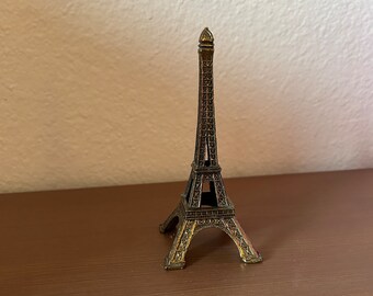 Vintage Miniature Brass Eiffel Tower