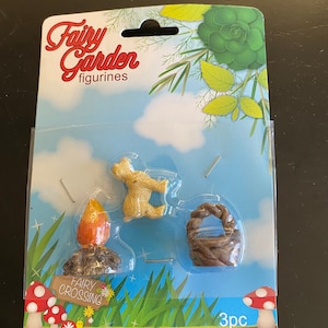 Craft Supply Fairy Garden Figurines - Camping