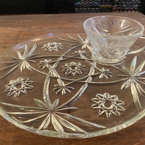 Anchor Hocking Vintage Snack Set Early American Prescut