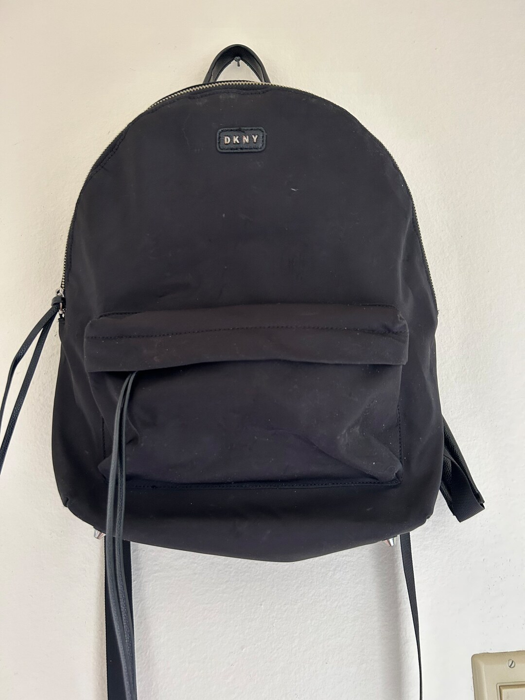 vintage DKNY Donna Karan leather backpack Y2K Vtg DKNY Donna Karan Leather Bagpack Purse Women main image 2