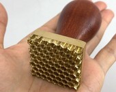 Custom honeycomb ice cube stamp , custom Cocktail stamp tool , Wiskey stamp ,soap stamp Barware Business logo ice cubes gift for bartender