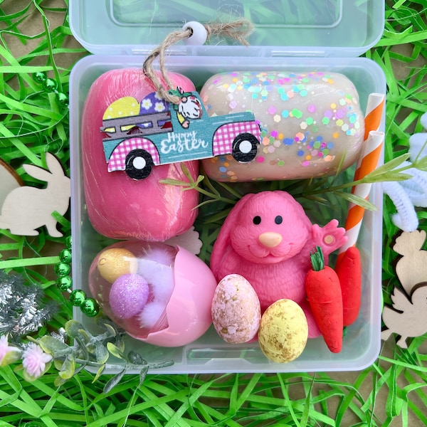 Hoppy Bunny Mini Playdough Kit | Easter Playdough Kit, Easter Basket Filler