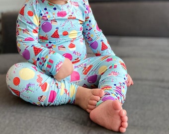 Cake Smash Bamboo Pajama Set