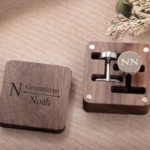 Personalised Best Man Cufflinks, Groomsmen Gifts, Engraved Groomsman Cufflinks, Wedding Cufflinks, Personalized Cufflinks, Best Man Gifts