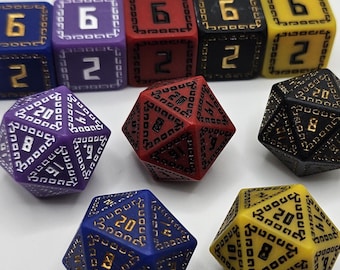 Stoic Runes 7-Piece Dice Set | RPG D&D Accessories