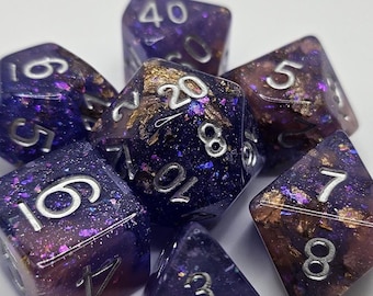 Purple Exlir Dice | Dungeons and Dragons | DND Dice Set | D&D | Role Playing Accessories